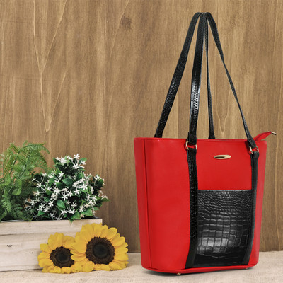 Maan Enterprises Women Red Handbag