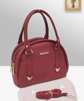 Abu fashion Women Maroon Hand-held Bag