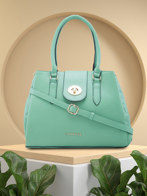 Caprese Women Green Satchel