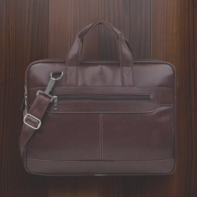 Shivra Men & Women Brown Messenger Bag
