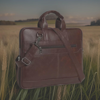 Shivra Men & Women Brown Messenger Bag