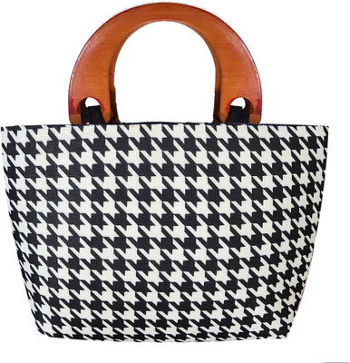 BLOOMTAIL Women Black, White Hand-held Bag