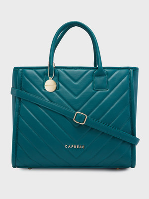 DressBerry X CAPRESE Women Green Tote