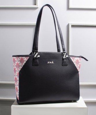 ZOUK Women Black, White, Pink Shoulder Bag