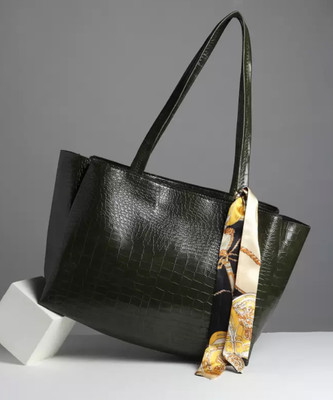 DECORZ Women Green Shoulder Bag
