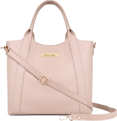 LEGAL BRIBE Women Beige Hand-held Bag