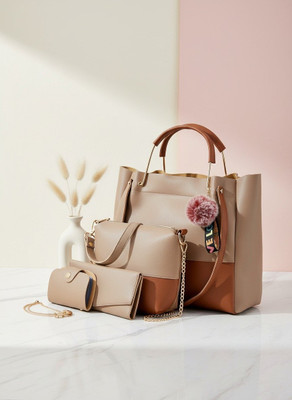 TYCONE Women Beige Tote