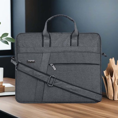 LOREM Men & Women Grey Messenger Bag