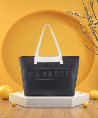 Caprese Men & Women Black Tote