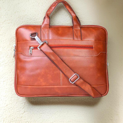 house of common Men & Women Tan Messenger Bag