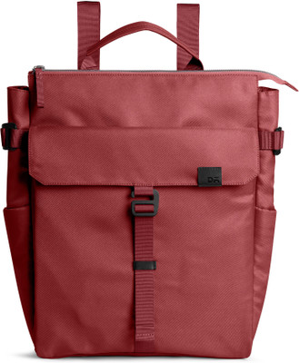 DailyObjects Red Clay Pole Convertible Laptop Totepack (Tote Bag + Backpack) Laptop Bag(Red)