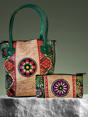 CLASSIQUE Women Red Hand-held Bag(Pack of: 2)