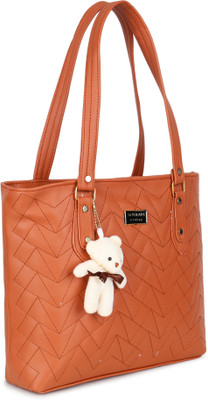 claspNclutch Women Tan Handbag