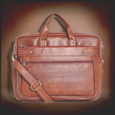 JairaJ Men & Women Tan Messenger Bag