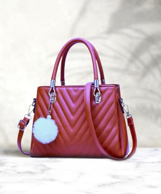 MKN CREATIONS Women Maroon Hand-held Bag