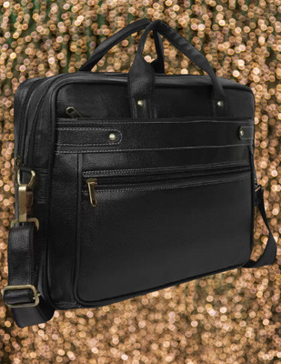 house of common Men & Women Black Messenger Bag