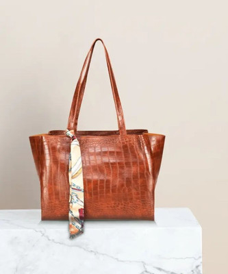 shimmerr Women Tan Handbag