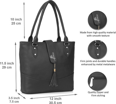 Lazzaroo Women Black Hand-held Bag