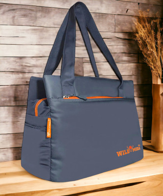 Wildmoda Women Grey, Orange Shoulder Bag