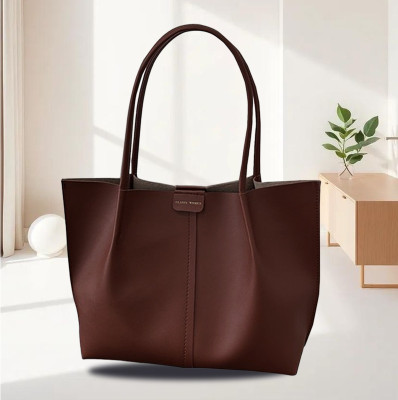Classy Women Women Brown Hand-held Bag