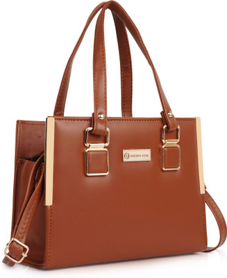 Golden Star Women Tan Messenger Bag