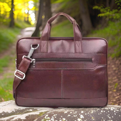 house of common Men & Women Brown Messenger Bag