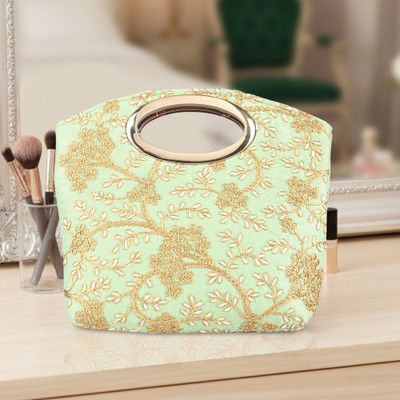 KUBER INDUSTRIES Women Green Handbag