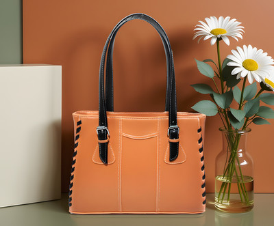 AZED Collections Women Tan Shoulder Bag