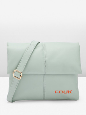 French Connection Women Green Sling Bag