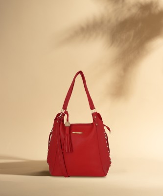 LAPIS O LUPO Women Red Shoulder Bag
