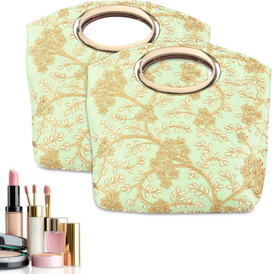 KUBER INDUSTRIES Women Green Handbag(Pack of: 2)