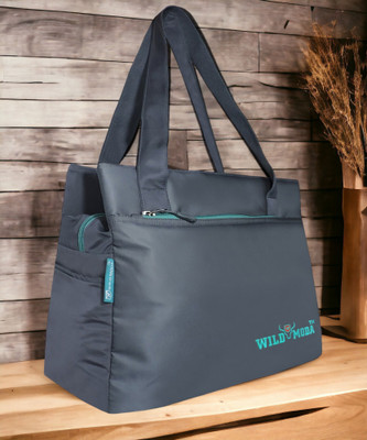 Wildmoda Women Grey, Blue Shoulder Bag