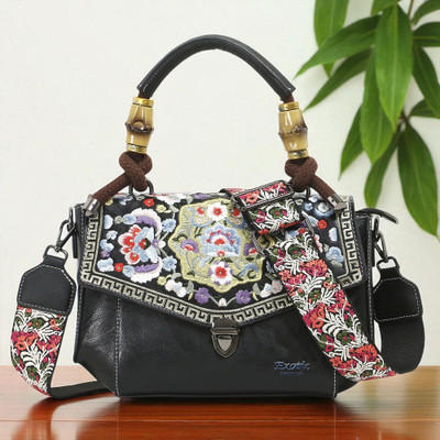 Exotic Premium Women Black Sling Bag