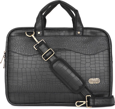 Pramadda Pure Luxury Men Black Messenger Bag deal from flipkart