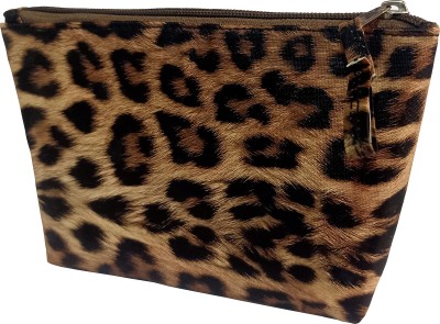 Oyshome Makeup-Pouch-Canvas-Leopard Cosmetic Bag