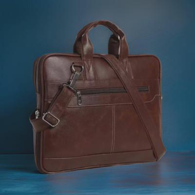 Shivra Men & Women Brown Messenger Bag