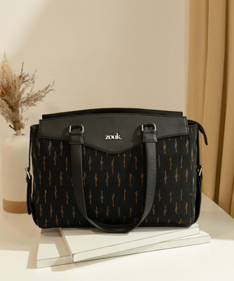 ZOUK Women Black, Yellow Shoulder Bag