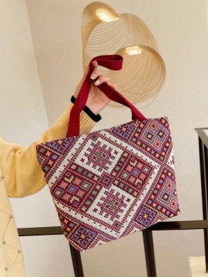 LIKE STYLE Women Maroon Shoulder Bag