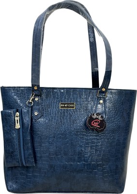 NH Collections Women Blue Tote(Pack of: 2)