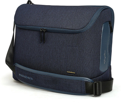 Mokobara Men & Women Blue Messenger Bag