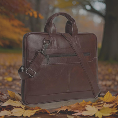 Shivra Men & Women Brown Messenger Bag