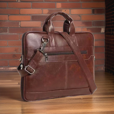 Shivra Men & Women Brown Messenger Bag