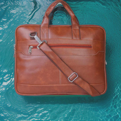 house of common Men & Women Tan Messenger Bag