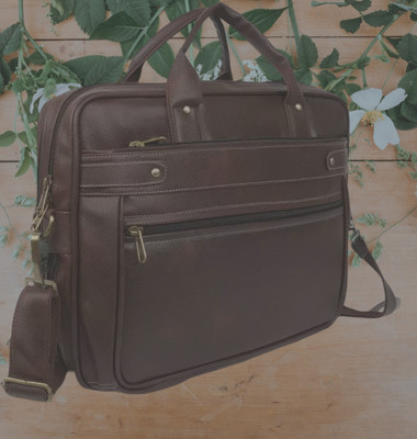 Shivra Men & Women Brown Messenger Bag