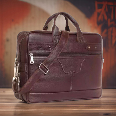 house of common Men & Women Brown Messenger Bag