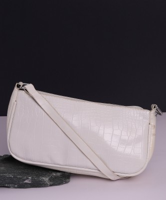 Haute Sauce Women White Handbag