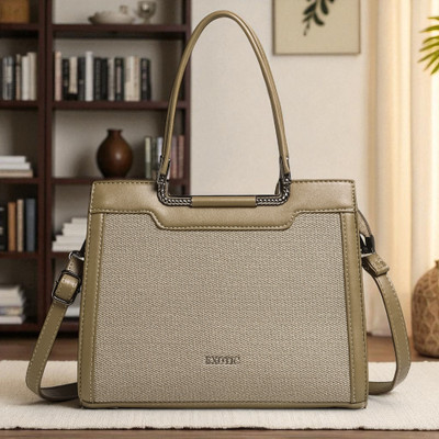 Exotic Women Khaki Handbag