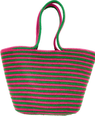 DKDECORATIVE Women Pink, Green Tote