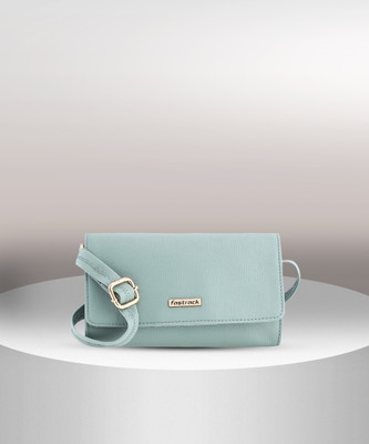 Fastrack Women Green Sling Bag