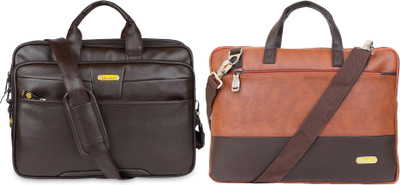 Blowzy Men & Women Tan, Brown, Brown Messenger Bag